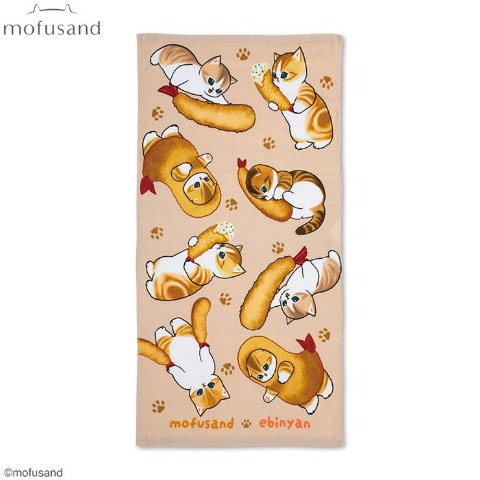 バスタオル（mofusand）