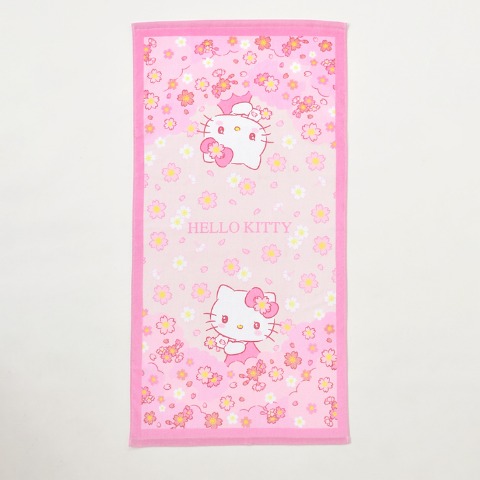 バスタオル（ハローキティ）