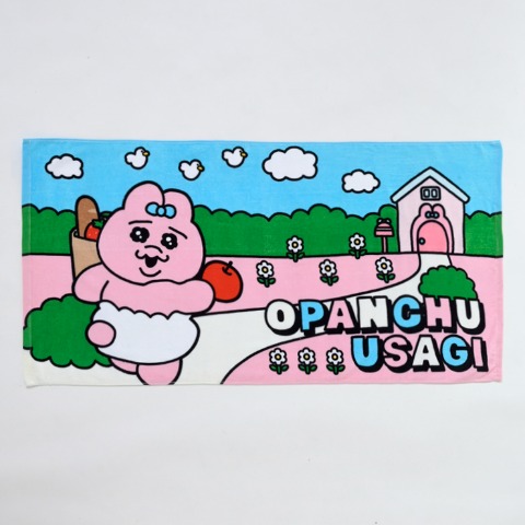 バスタオル（おぱんちゅうさぎ）