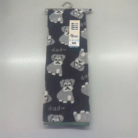 バスタオル（4つのこだわり・シュナウザー）
