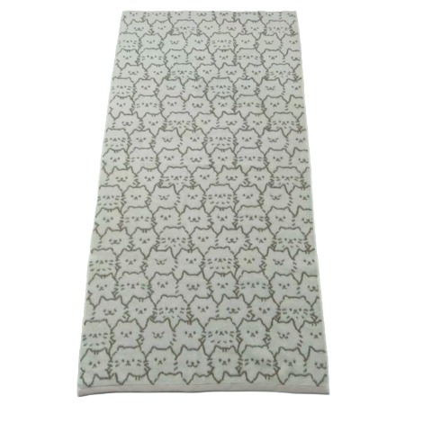 バスタオル（4つのこだわり・猫フェイス）