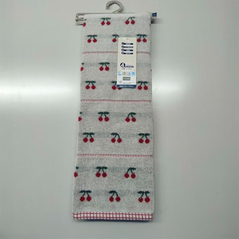 バスタオル（4つのこだわり・さくらんぼ）