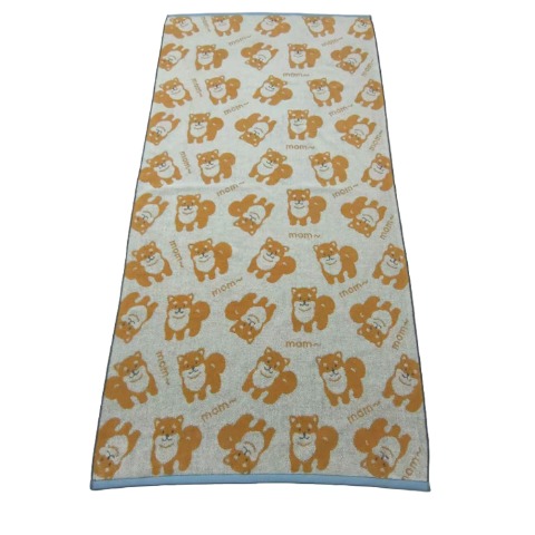 大判バスタオル（4つのこだわり・柴犬）