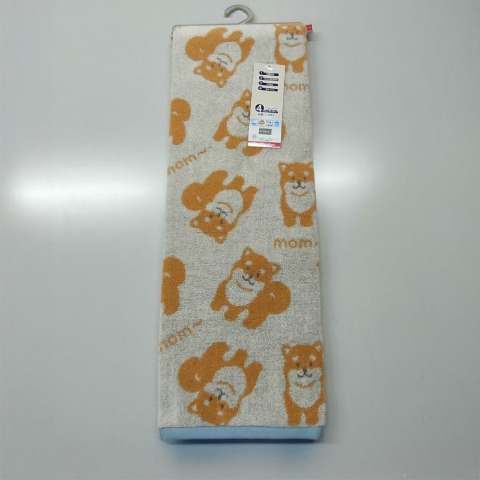 大判バスタオル（4つのこだわり・柴犬）