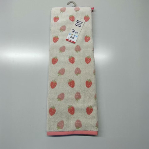 大判バスタオル（4つのこだわり・いちご）