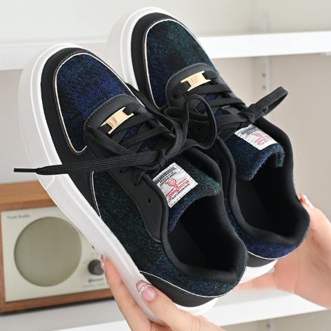 レディース　スニーカー　（MUMU×HARRIS TWEED）