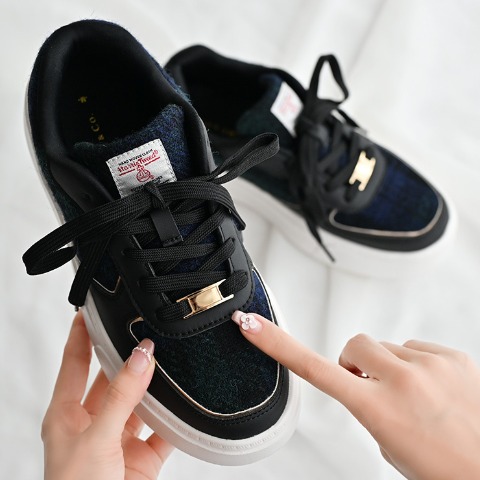 レディース　スニーカー　（MUMU×HARRIS TWEED）