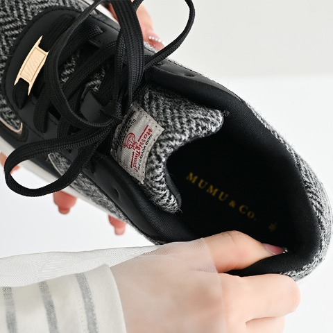 レディース　スニーカー　（MUMU×HARRIS TWEED）