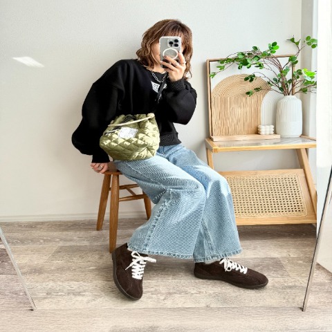 レディース　スニーカー(mayo）