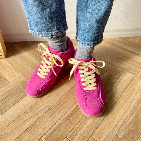 レディース　スニーカー(mayo）