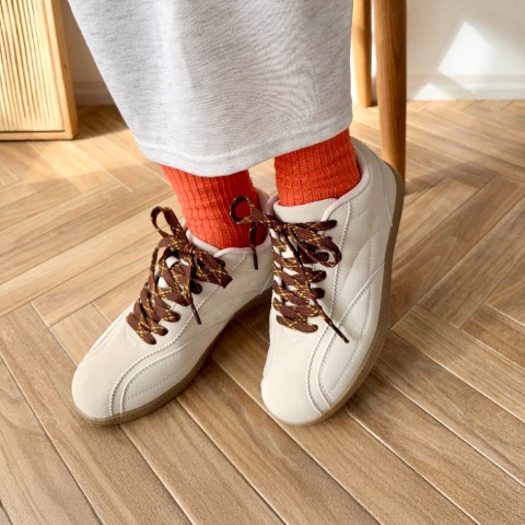 レディース　スニーカー(mayo）