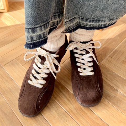 レディース　スニーカー(mayo）