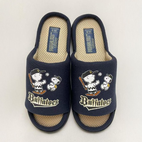 サンダル（PEANUTS×オリックス・バファローズ）