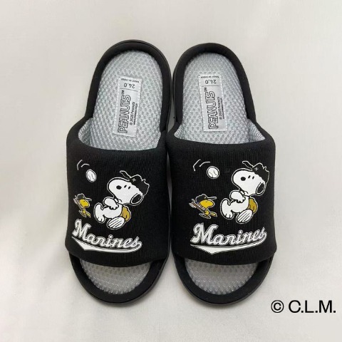 サンダル（PEANUTS×千葉ロッテマリーンズ）