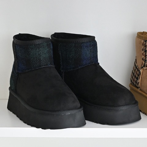 レディース　ブーツ　（MUMU×HARRIS TWEED）