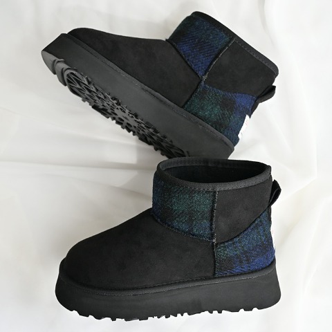 レディース　ブーツ　（MUMU×HARRIS TWEED）