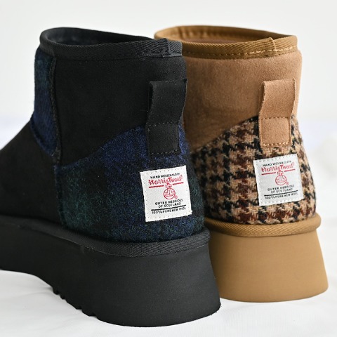 レディース　ブーツ　（MUMU×HARRIS TWEED）