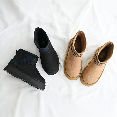 レディース　ブーツ　（MUMU×HARRIS TWEED）