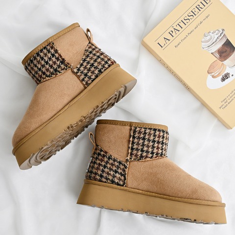 レディース　ブーツ　（MUMU×HARRIS TWEED）