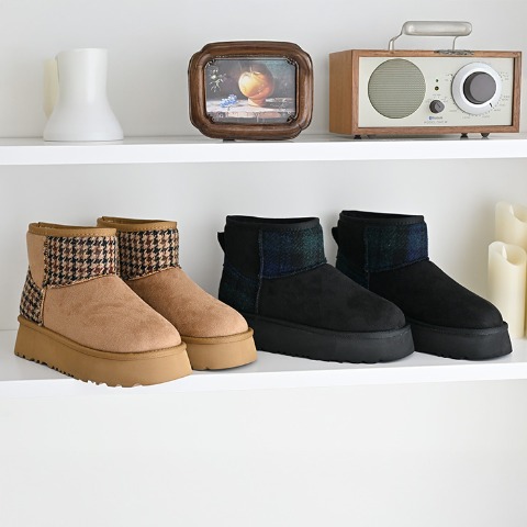 レディース　ブーツ　（MUMU×HARRIS TWEED）