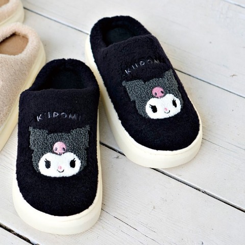 レディース　ボアサンダル（クロミ）