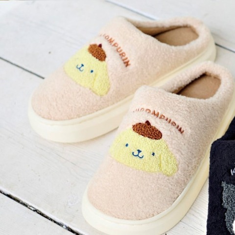 レディース　ボアサンダル（ポムポムプリン）