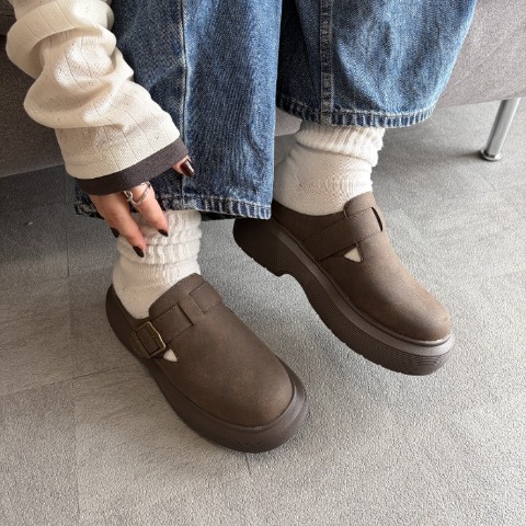 レディース　シューズ　（akaru） ダークブラウン 115