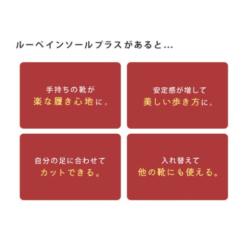 リゲッタ　ルーペインソール　プラス（Re:getA Loupe insole＋）