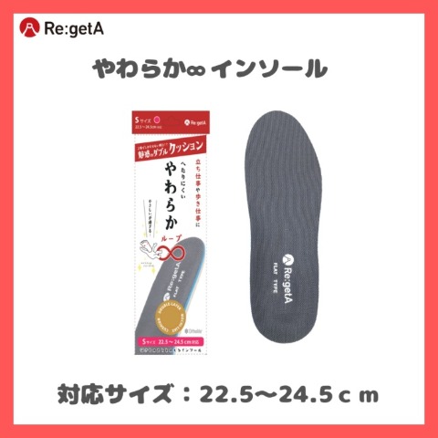 はきものをととのえるインソール（リゲッタ　Re:getA）