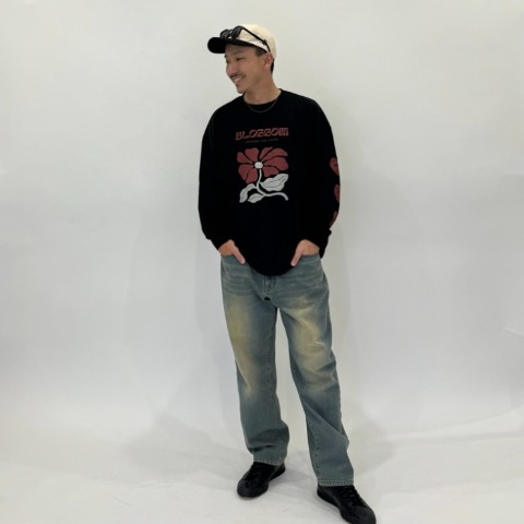 メンズ　長袖Tシャツ（ RR moment）