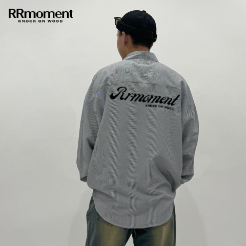 メンズ　ストライプシャツ（RR moment ）