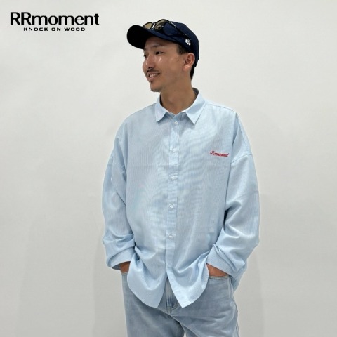 メンズ　ストライプシャツ（RR moment ）