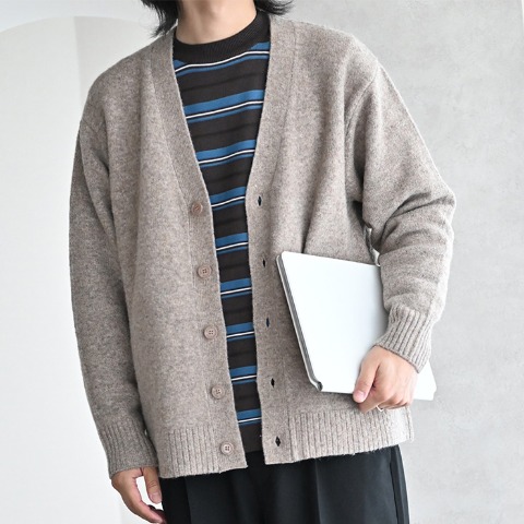 メンズ　ニットカーディガン（MUMU）