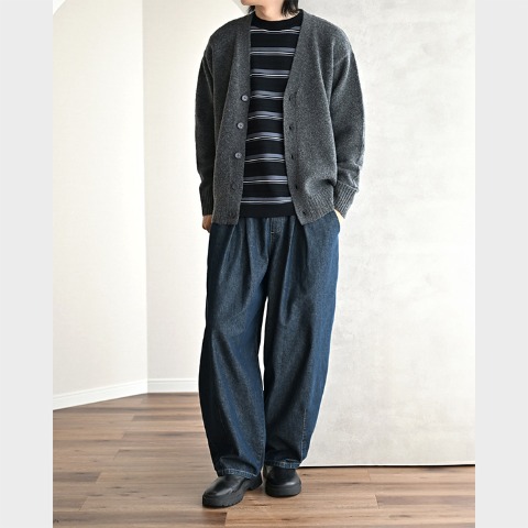 メンズ　ニットカーディガン（MUMU）