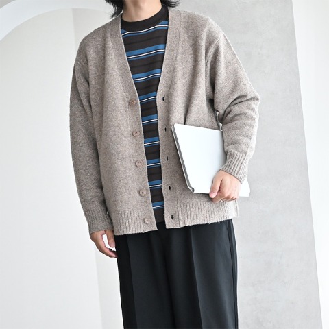 メンズ　ニットカーディガン（MUMU）