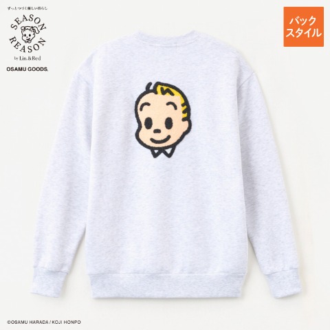 メンズ　トレーナー（SEASON REASON×OSAMU GOODS）