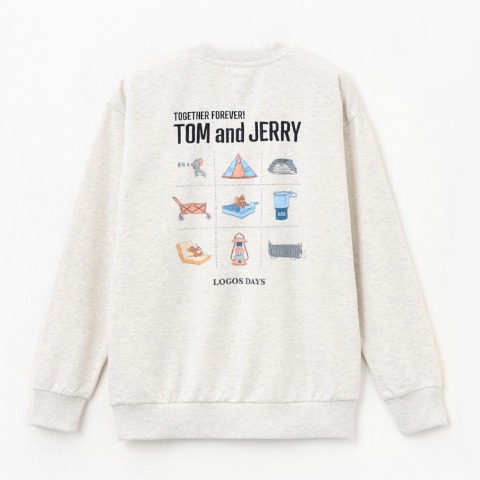 メンズ　トレーナー（TOM and JERRY×LOGOS DAYS）