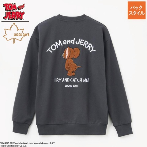 メンズ　トレーナー（TOM and JERRY×LOGOS DAYS）
