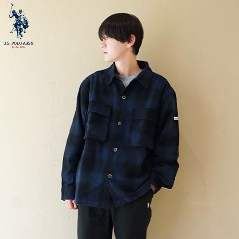メンズ　シャツジャケット（U.S. POLO ASSN.）