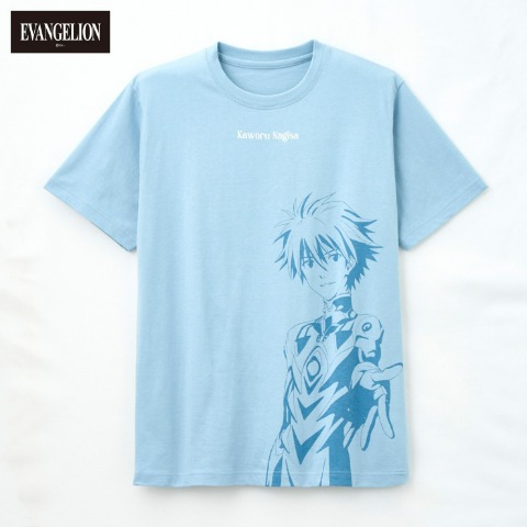 エヴァンゲリオン Tシャツ 特典缶バッジ 渚カヲル しまむら 非売品