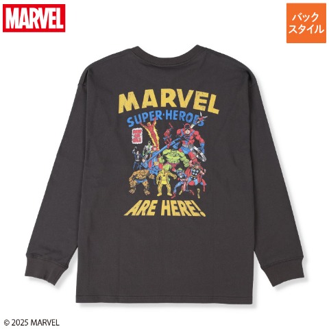 メンズ　長袖Tシャツ（MARVEL）