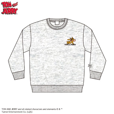 メンズ　トレーナー（TOM and JERRY）