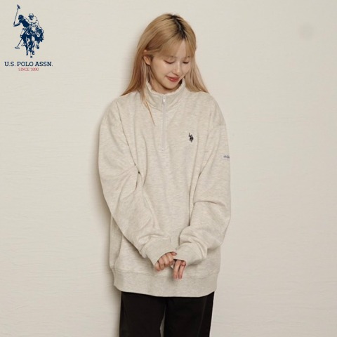 メンズ　ハーフジップトレーナー（U.S. POLO ASSN.）
