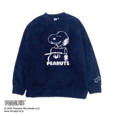 メンズ　ボアトレーナー(PEANUTS)