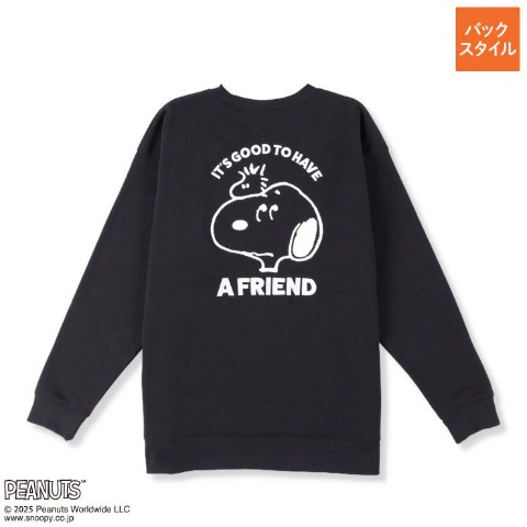 メンズ　裏起毛トレーナー(PEANUTS)