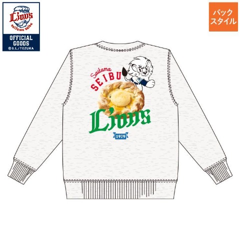 メンズ　裏起毛トレーナー(埼玉西武ライオンズ)