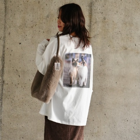 メンズ　ロンT+アクリルスタンド（沖昌之さんコラボ）