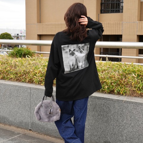 メンズ　ロンT+アクリルスタンド（沖昌之さんコラボ）