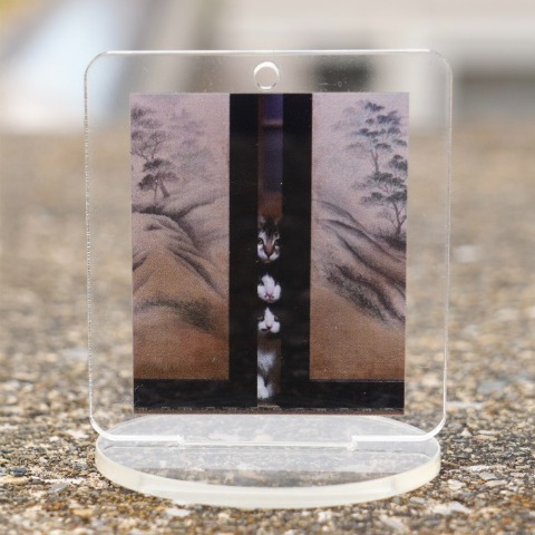 メンズ　ロンT+アクリルスタンド（沖昌之さんコラボ）