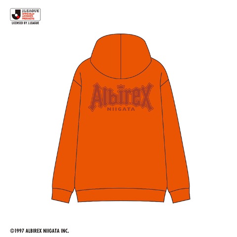 メンズ　ジップパーカ（アルビレックス新潟）
